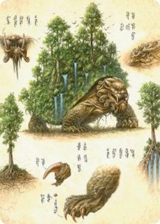 Image of The Lion-Turtle Art Card (ASTLA-037) - Art Series: Avatar: The Last Airbender