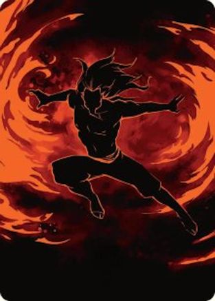 Image of Ozai, the Phoenix King Art Card (ASTLA-039) - Art Series: Avatar: The Last Airbender
