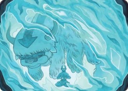 Image of Aang's Iceberg 2 Art Card (ASTLA-040) - Art Series: Avatar: The Last Airbender