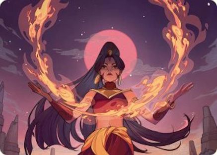 Image of Firebending Student Art Card (ASTLA-044) - Art Series: Avatar: The Last Airbender