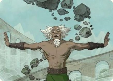 Image of Bumi, Unleashed Art Card (ASTLA-046) - Art Series: Avatar: The Last Airbender