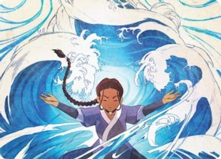 Image of Katara, Water Tribe's Hope Art Card (ASTLA-048) - Art Series: Avatar: The Last Airbender