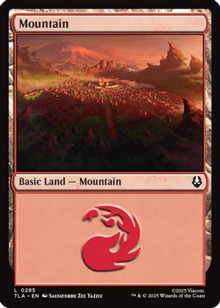 Image of Mountain (0285) (TLA-285) - Avatar: The Last Airbender Foil