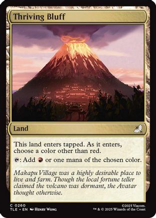 Image of Thriving Bluff (TLE-260) - Avatar: The Last Airbender: Eternal-Legal