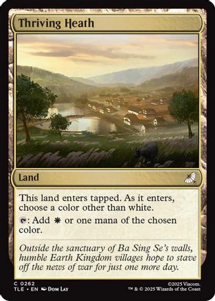 Image of Thriving Heath (TLE-262) - Avatar: The Last Airbender: Eternal-Legal Foil