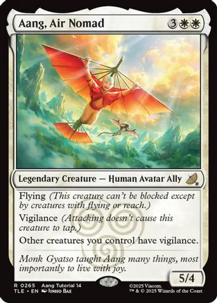 Image of Aang, Air Nomad (0265) (TLE-265) - Avatar: The Last Airbender: Eternal-Legal