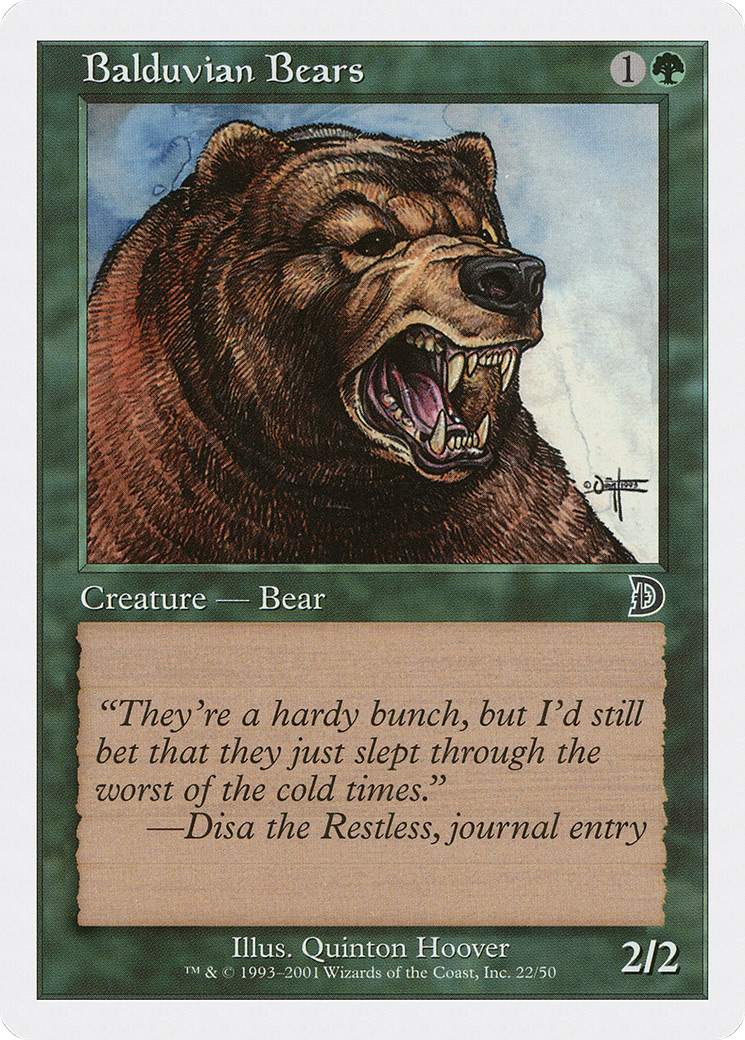 Image of Balduvian Bears (DKM-022) - Deckmasters