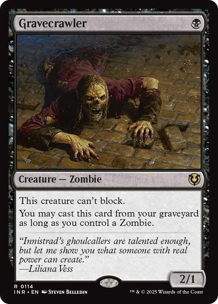 Image of Gravecrawler (INR-114) - Innistrad Remastered Foil
