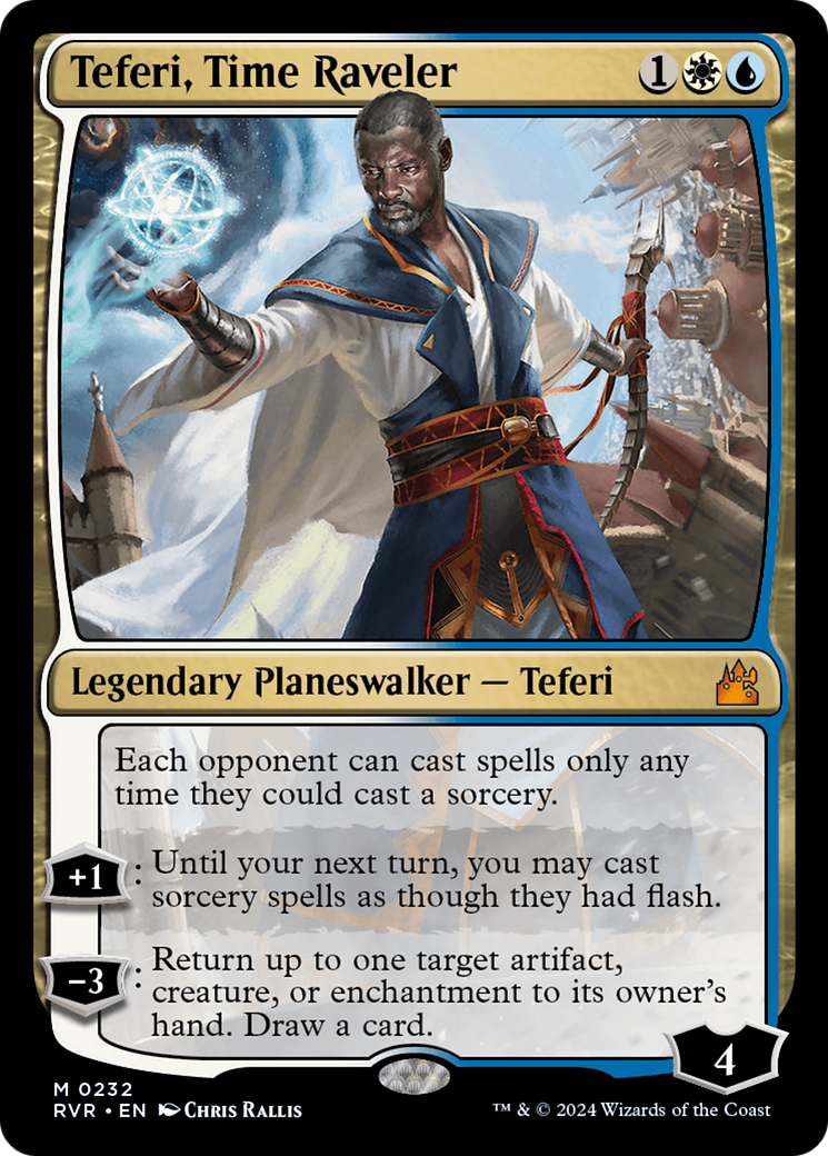 Image of Teferi, Time Raveler (RVR-232) - Ravnica Remastered Foil