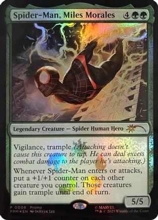 Image of Spider-Man, Miles Morales (UMP-008) - Unique and Miscellaneous Promos Foil