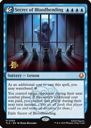 Image of Secret of Bloodbending (PRE-069) - Prerelease Cards Foil