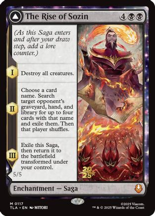 Image of The Rise of Sozin (PRE-117) - Prerelease Cards Foil