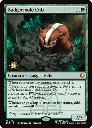 Image of Badgermole Cub (PRE-167) - Prerelease Cards Foil