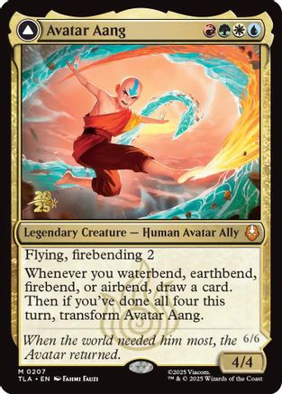 Image of Avatar Aang (PRE-207) - Prerelease Cards Foil
