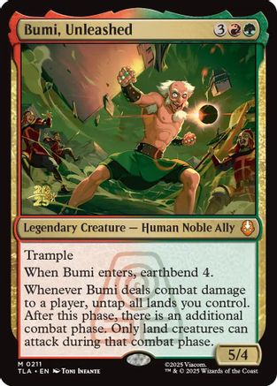 Image of Bumi, Unleashed (PRE-211) - Prerelease Cards Foil