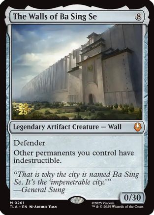 Image of The Walls of Ba Sing Se (PRE-261) - Prerelease Cards Foil