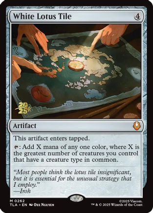 Image of White Lotus Tile (PRE-262) - Prerelease Cards Foil