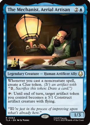 Image of The Mechanist, Aerial Artisan (PRE-064) - Prerelease Cards Foil