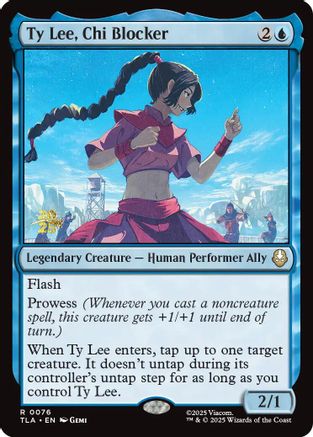 Image of Ty Lee, Chi Blocker (PRE-076) - Prerelease Cards Foil