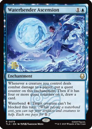 Image of Waterbender Ascension (PRE-079) - Prerelease Cards Foil