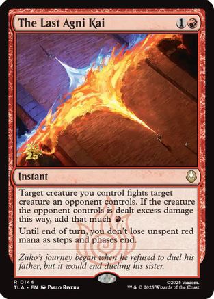 Image of The Last Agni Kai (PRE-144) - Prerelease Cards Foil