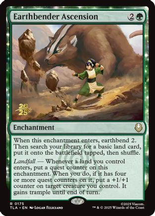 Image of Earthbender Ascension (PRE-175) - Prerelease Cards Foil