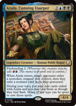 Image of Azula, Cunning Usurper (PRE-208) - Prerelease Cards Foil