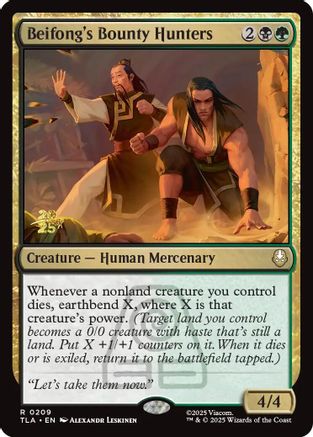 Image of Beifong's Bounty Hunters (PRE-209) - Prerelease Cards Foil