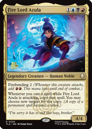 Image of Fire Lord Azula (PRE-220) - Prerelease Cards Foil
