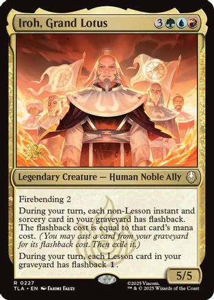 Image of Iroh, Grand Lotus (PRE-227) - Prerelease Cards Foil