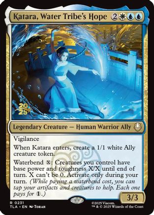 Image of Katara, Water Tribe's Hope (PRE-231) - Prerelease Cards Foil