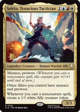 Image of Sokka, Tenacious Tactician (PRE-242) - Prerelease Cards Foil