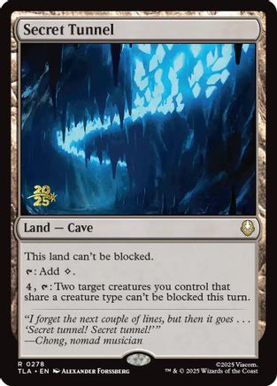 Image of Secret Tunnel (PRE-278) - Prerelease Cards Foil