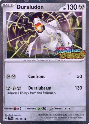 Image of Duraludon (Surging Sparks) 129  - Holofoil Miscellaneous Cards & Products - Common