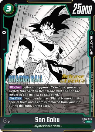 Image of Son Goku - SB02-036 (SB02-036) - Manga Booster 02 Release Event Cards Holofoil