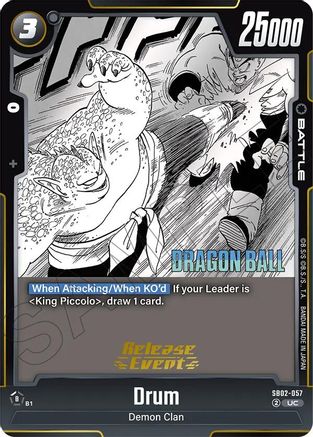 Image of Drum (SB02-057) - Manga Booster 02 Release Event Cards Holofoil