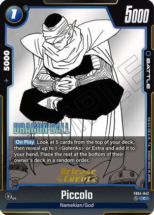 Image of Piccolo - FB04-042 (FB04-042) - Manga Booster 02 Release Event Cards Holofoil