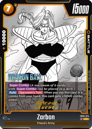 Image of Zarbon - FB05-074 (FB05-074) - Manga Booster 02 Release Event Cards Holofoil