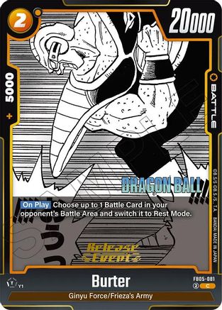 Image of Burter (FB05-081) - Manga Booster 02 Release Event Cards Holofoil