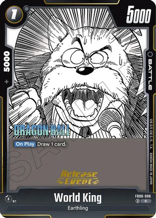 Image of World King (FB06-096) - Manga Booster 02 Release Event Cards Holofoil