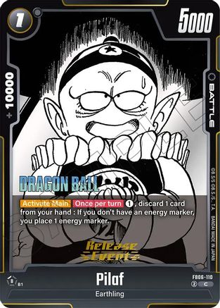 Image of Pilaf (FB06-110) - Manga Booster 02 Release Event Cards Holofoil