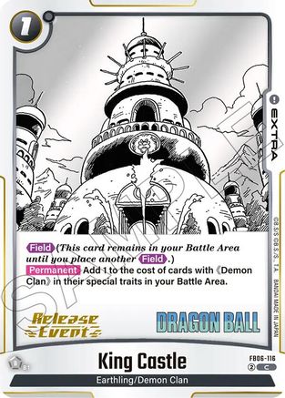 Image of King Castle (FB06-116) - Manga Booster 02 Release Event Cards Holofoil