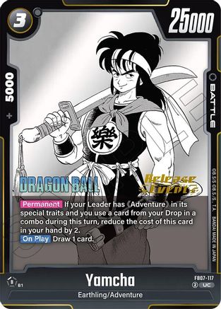 Image of Yamcha (FB07-117) - Manga Booster 02 Release Event Cards Holofoil