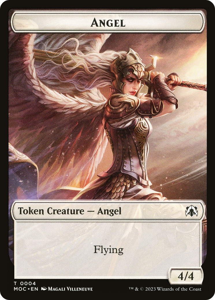 Image of Angel (TMOC-004) - March of the Machine Commander Tokens