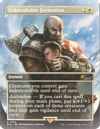 Image of Unbreakable Formation (7052) (SLD-7052) - Secret Lair Drop Series Foil