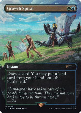 Image of Growth Spiral (Rainbow Foil) (SLD-7054) - Secret Lair Drop Series Foil