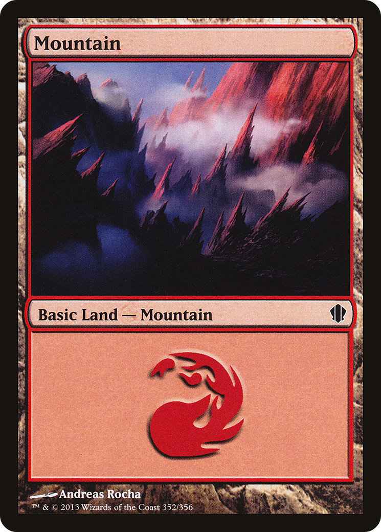 Image of Mountain (352) (C13-352) - Commander 2013