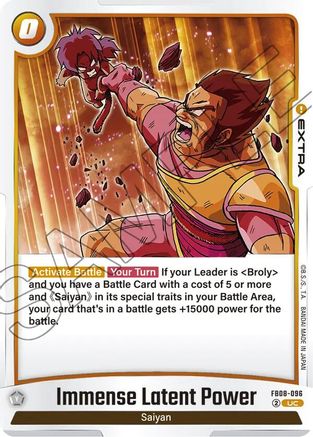 Image of Immense Latent Power (FB08-096) - Saiyans Pride
