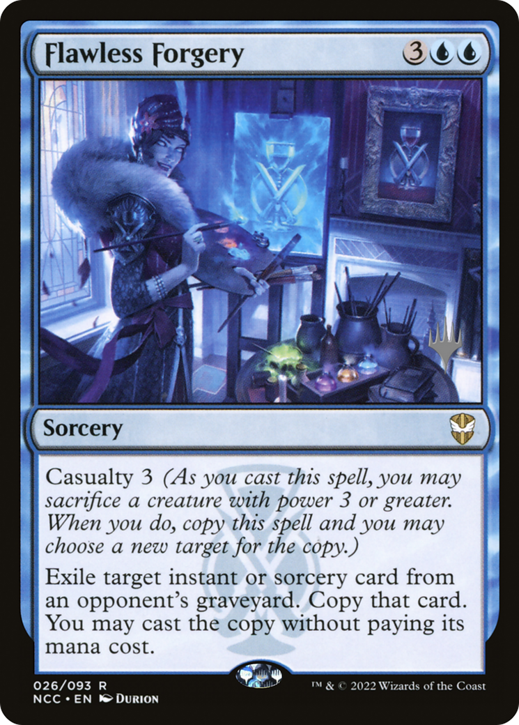 Image of Flawless Forgery (PPSNC-026) - New Capenna Commander Promos Foil