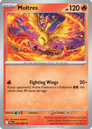 Image of Moltres 014/094  Deck Exclusives - Rare
